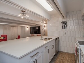 House, 1 King Bed with Sofa bed, Fireplace | Private kitchen