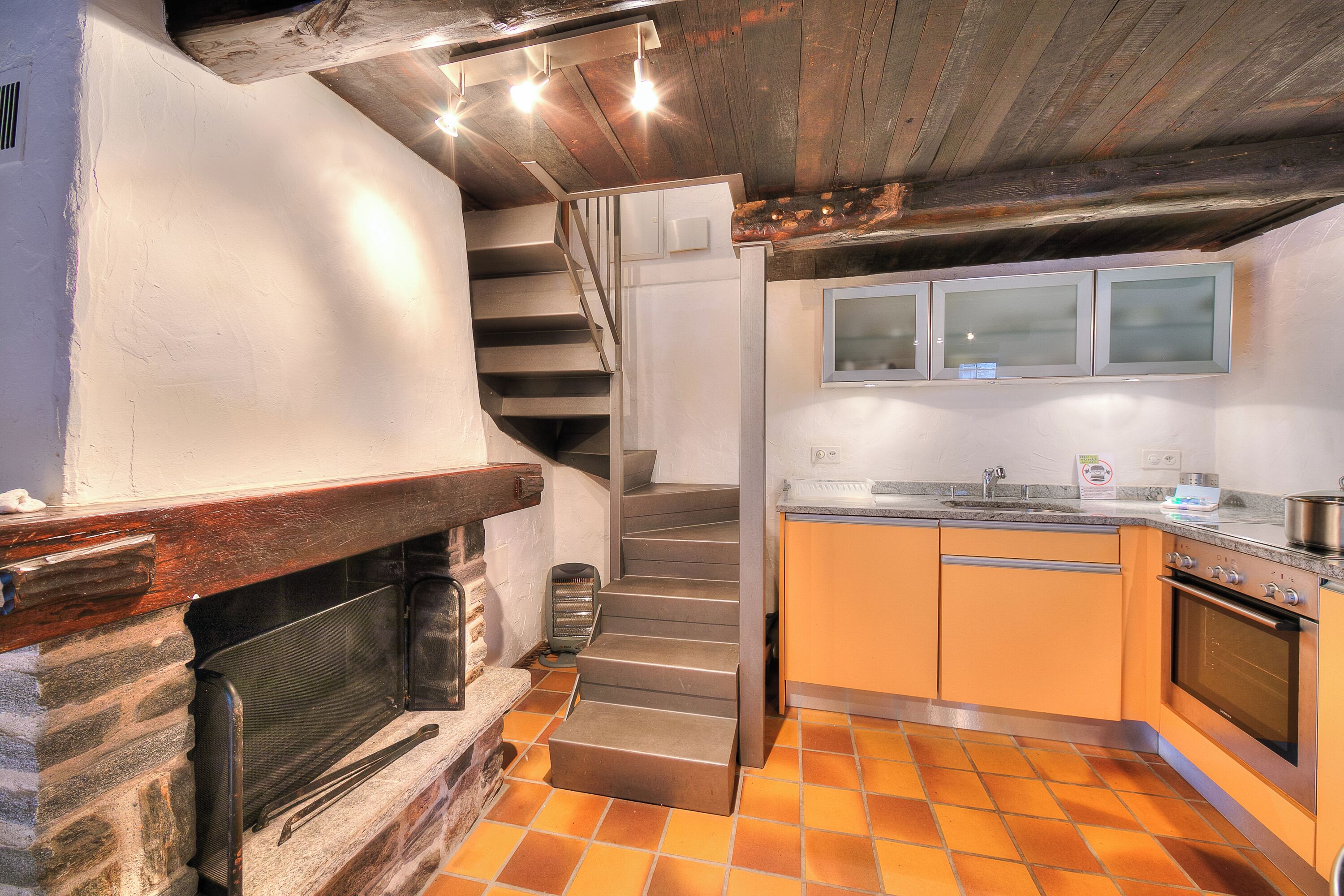 Family Chalet, Multiple Bedrooms, Mountainside (Rustico Caterina) | Private kitchen | Fridge, oven, stovetop, coffee/tea maker