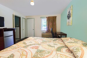 Desk, iron/ironing board, free WiFi, bed sheets