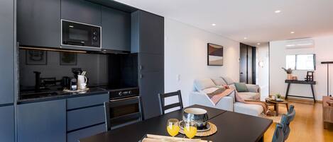 Apartment, 1 Double Bed with Sofa bed, Balcony | Private kitchen