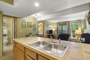 Condo, Multiple Beds, Kitchen | Bathroom | Towels, toilet paper - The Circle Retreat Duo (Branson West)