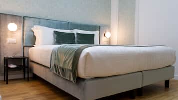 Premium bedding, down duvets, pillow-top beds, minibar