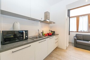 Family Apartment, Multiple Bedrooms (Arco Rocks 1) | Private kitchen | Fridge, microwave, stovetop, dishwasher