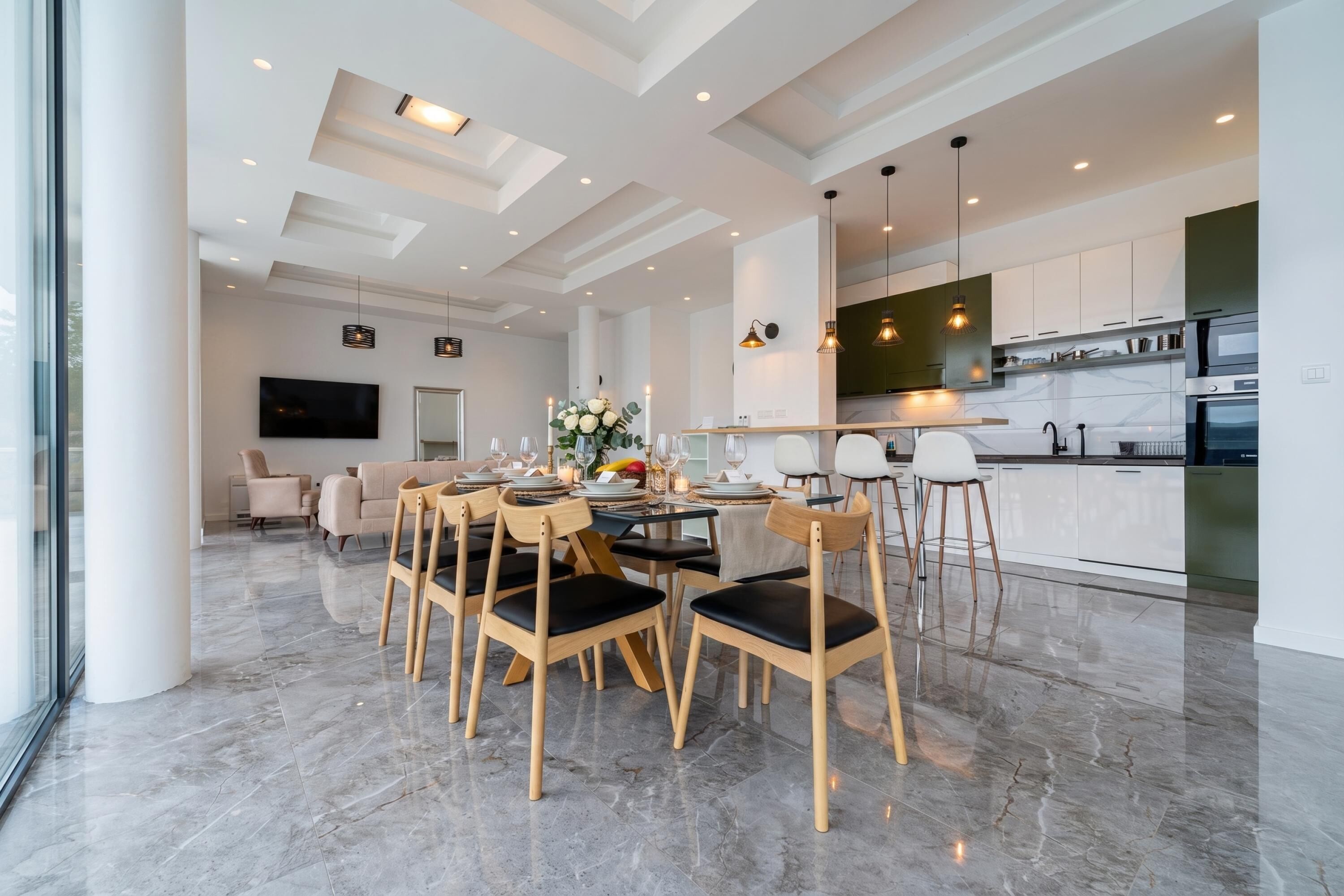 Family Villa, Multiple Bedrooms, Mountainside (Pool Villa Luxoria Trebesin) | Dining