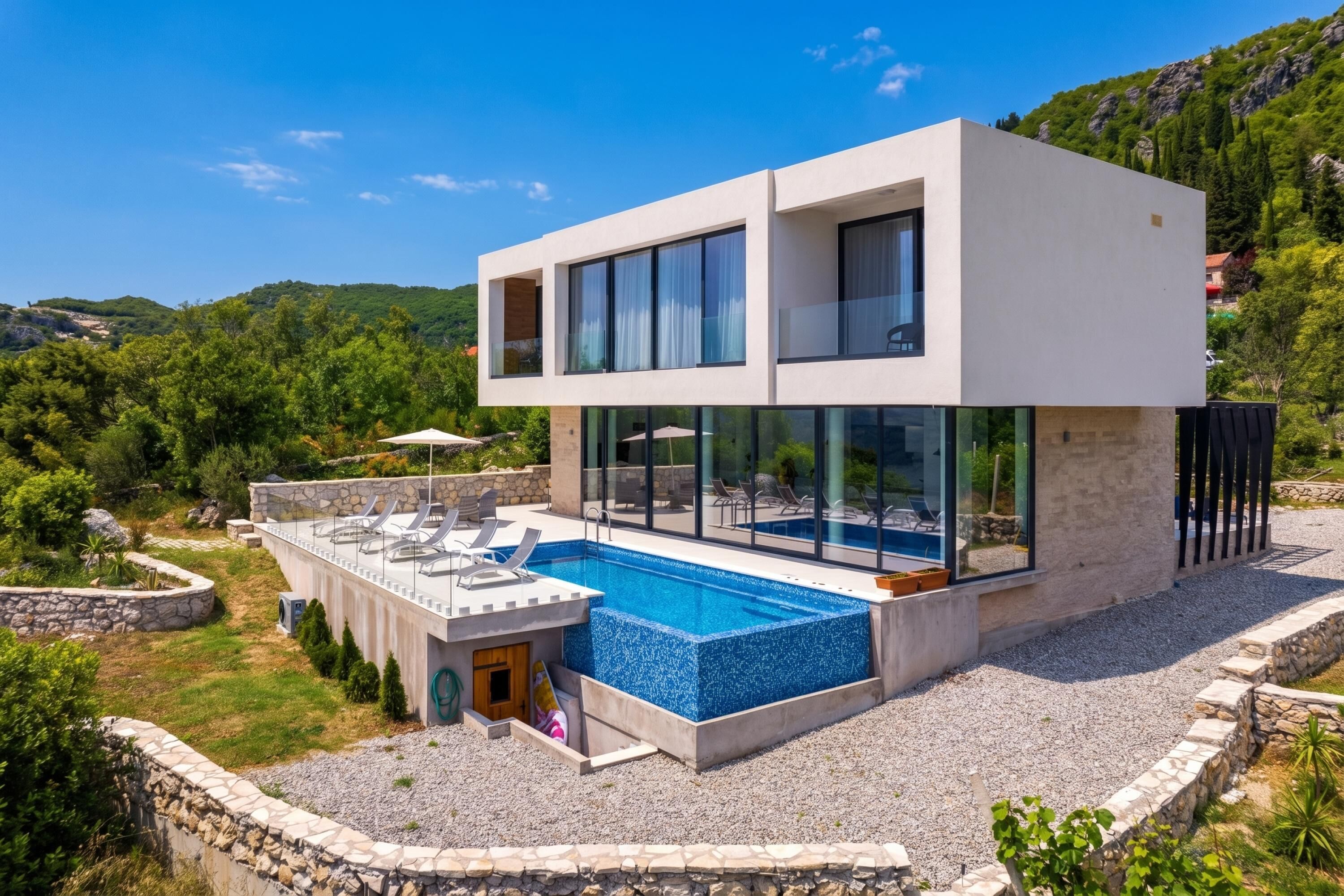 Seasonal outdoor pool