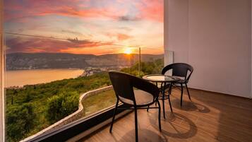 Family Villa, Multiple Bedrooms, Mountainside (Pool Villa Luxoria Trebesin) | Outdoor dining