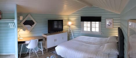 Habitación superior | Decoración individual, mobiliario individual, wifi gratis y ropa de cama