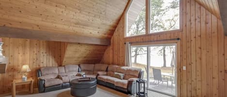 TV connectée, cheminée