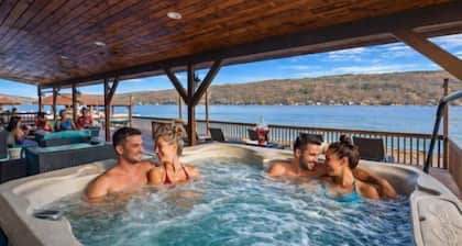 Lake Therapy On Keuka | Lakefront | FLX | Hot Tub