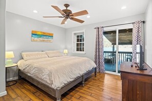 4 bedrooms, iron/ironing board, travel cot, WiFi