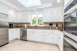 Fridge, microwave, oven, stovetop - Premium Bayfront Beauty! | Chic Coastal Interior | Oversized Patio w/ Fire Pit | A True Standout! (Newport Beach)