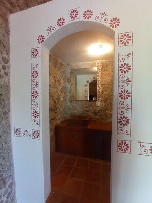 Romantisches Zimmer, 1 Doppelbett | Badezimmer