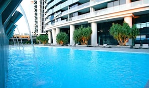 Indoor pool, a heated pool