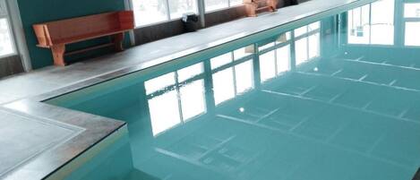 Indoor pool, a heated pool
