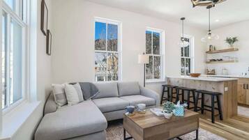 Televisión, chimenea