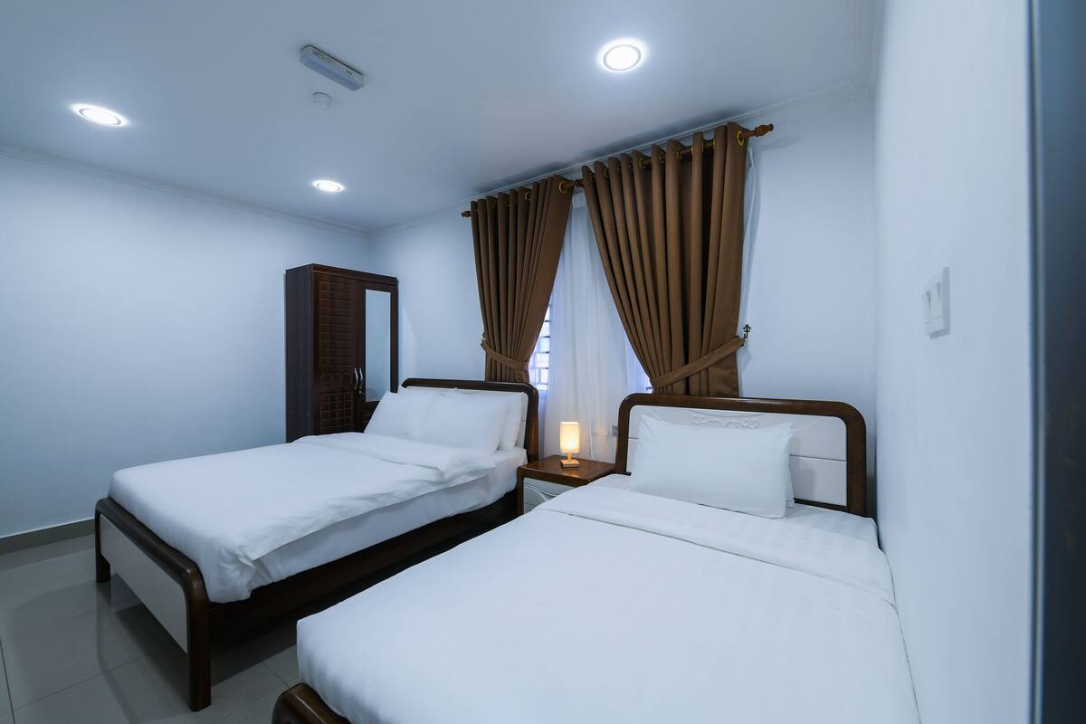 ห้องดีลักซ์ทริปเปิล | โต๊ะทำงาน, Wi-Fi ฟรี, ผ้าปูที่นอน
