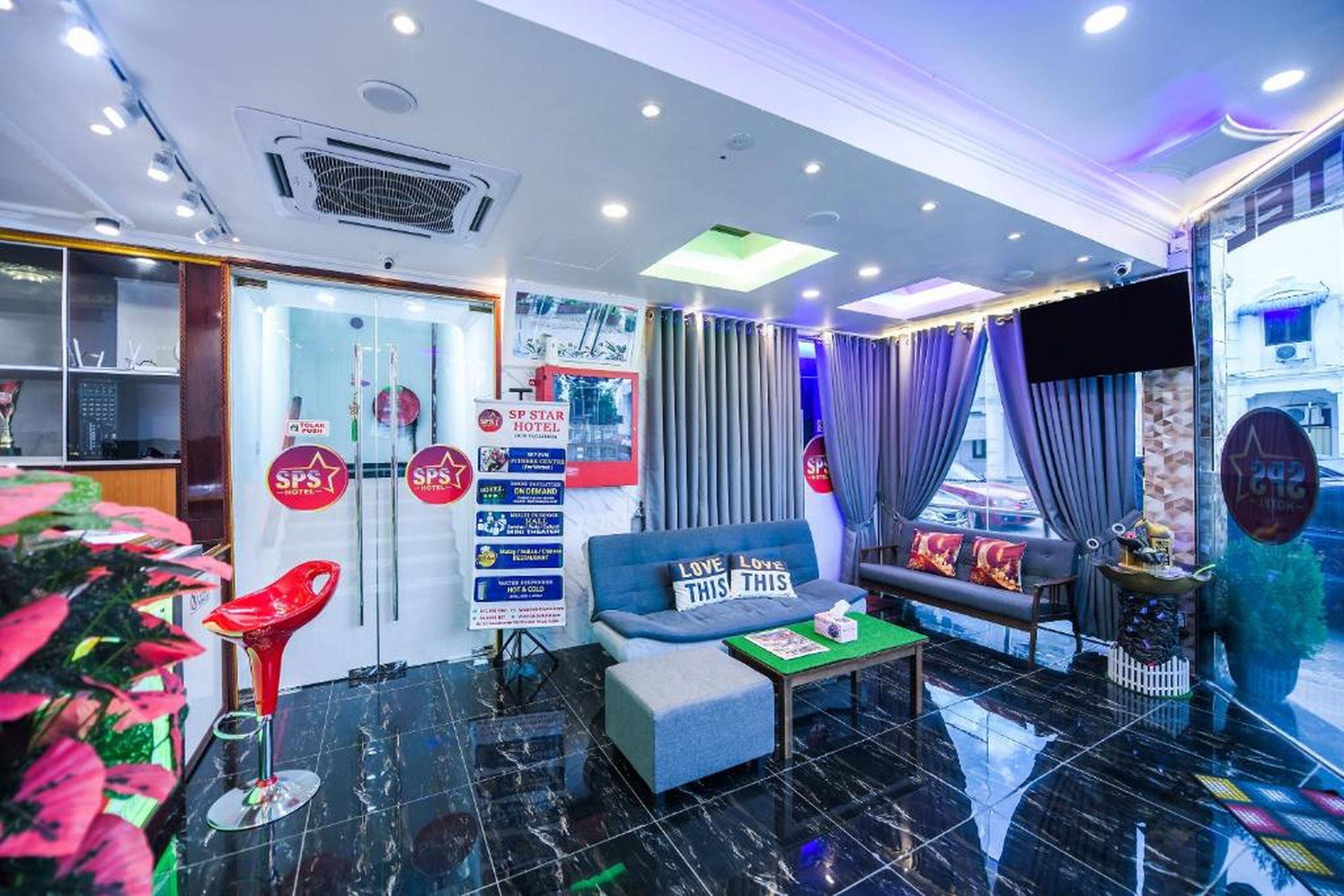 Lobby sitting area