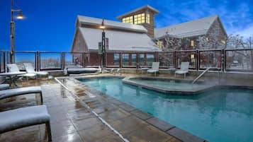 Indoor pool, outdoor pool