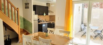 Town house for 4 people with closed parking near Berck, Le Touquet