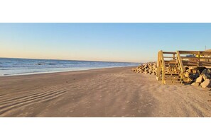 On the beach