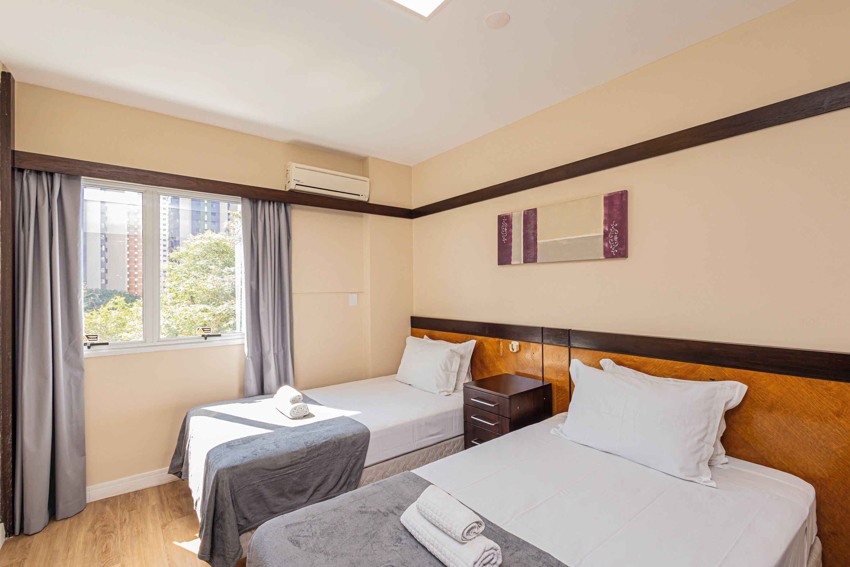 Business Double Room | Individually decorated, individually furnished, blackout drapes