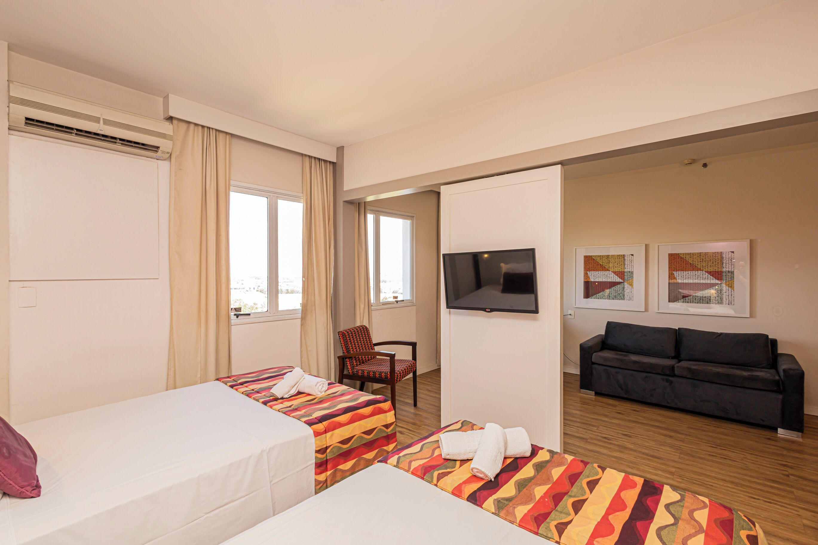 Individually decorated, individually furnished, blackout curtains