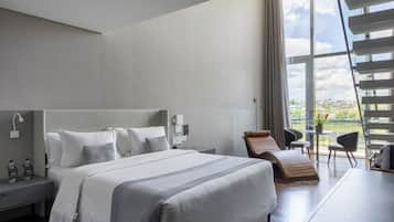 Dobbeltrom – club | Sengetøy av topp kvalitet, senger med overmadrass og minibar