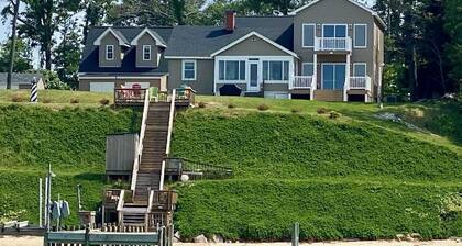 Room on river with sunset views and private beach!