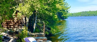 *LOONS LANDING * Gull Lake 2 Cottages + Sauna + Fishing + 700 FT Lake Frontage 