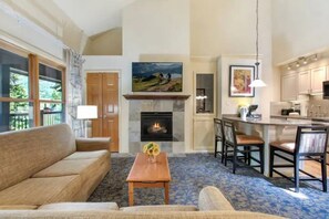 TV, fireplace, table tennis