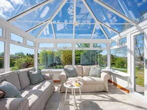 Televisión, chimenea