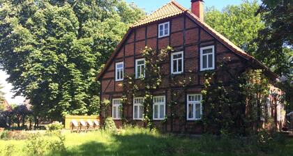 Wendlandhof Lüggau, great half-timbered house in Wendland for up to 11 people