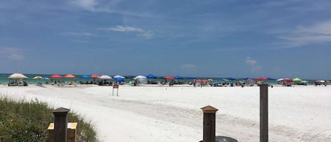 On the beach