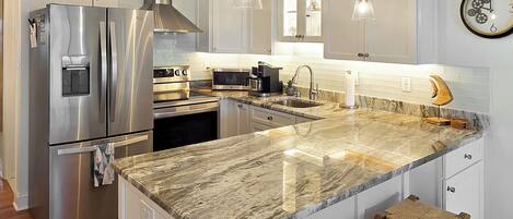 Microwave, coffee/tea maker