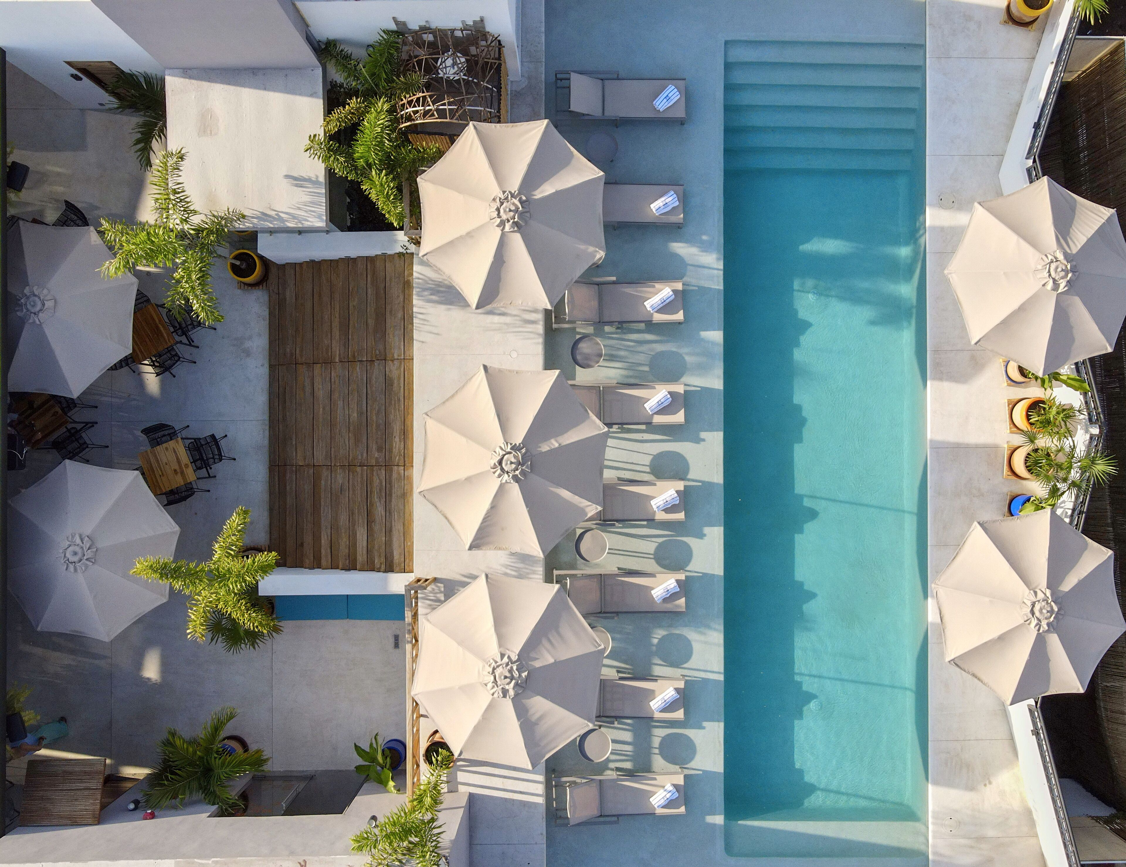 Alberca al aire libre 