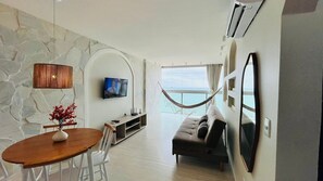 Basic Apartment | Living area | 32-inch Smart TV with digital channels, TV