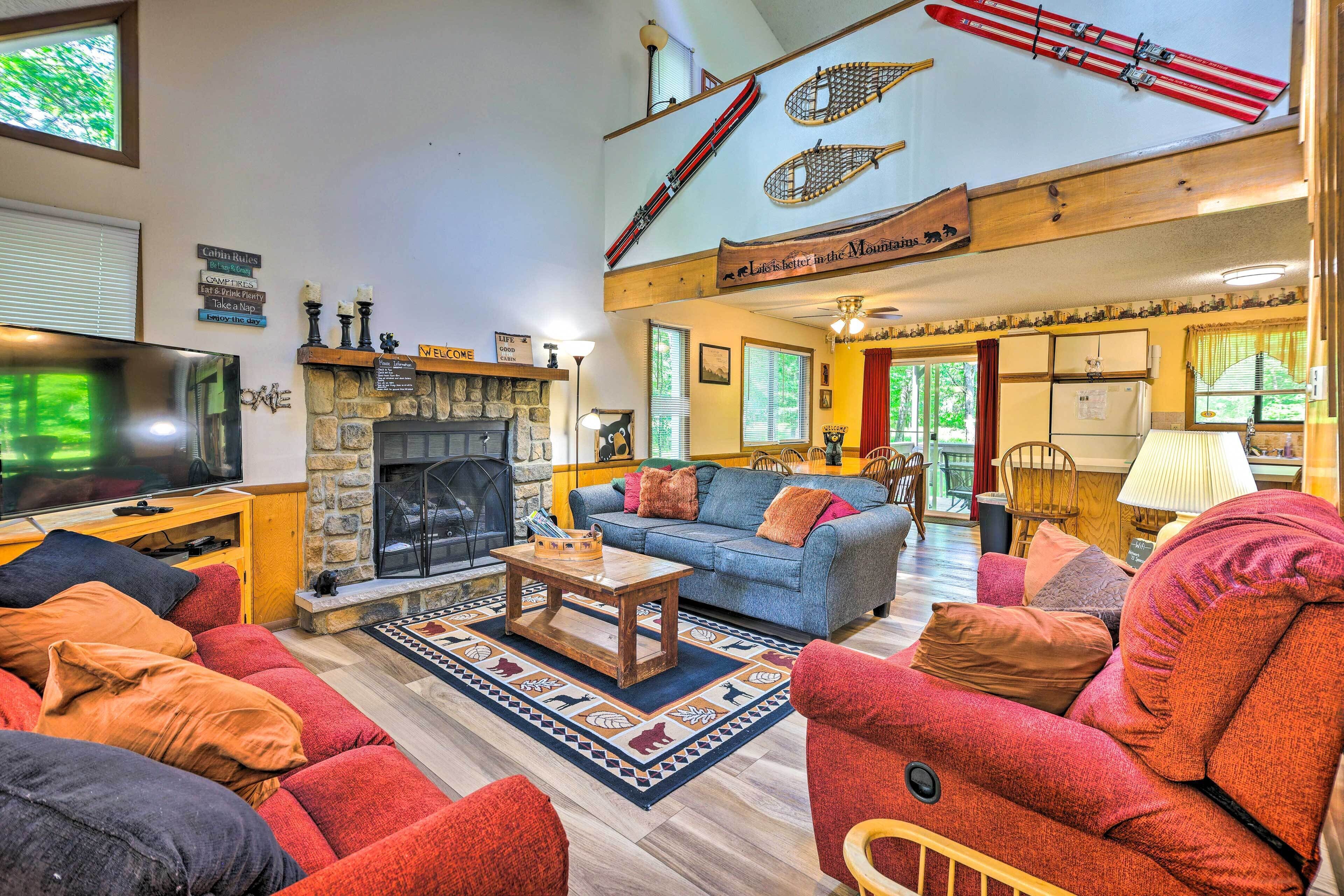 Spacious Albrightsville Home w/ Game Room!
