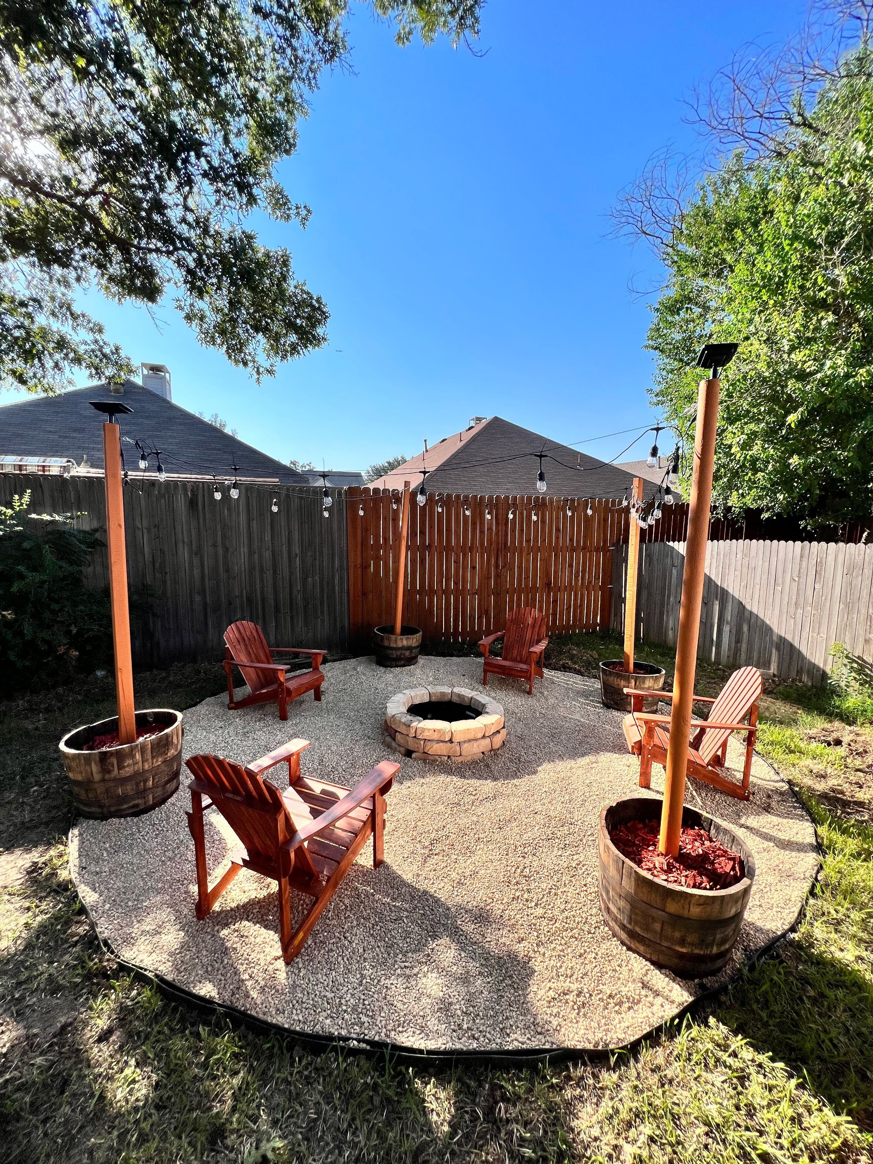Boho Retreat with New Fire Pit - Near DFW Airport