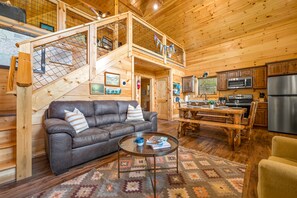 Smart-TV, Kamin, Videospiele, Bücher