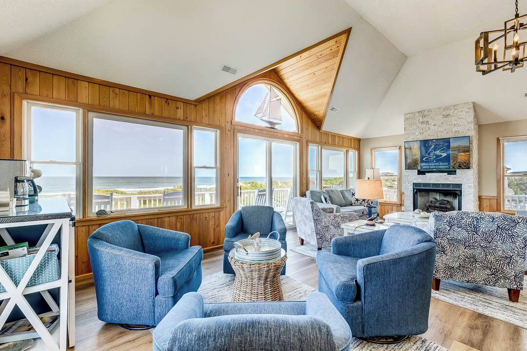 Télévision, cheminée, table de tennis de table