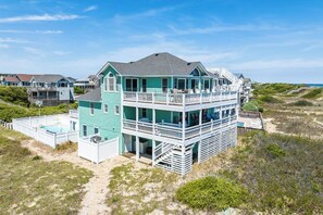 Exterior - What the Shell | Oceanfront | Private Pool, Hot Tub, Community Pool (Corolla)