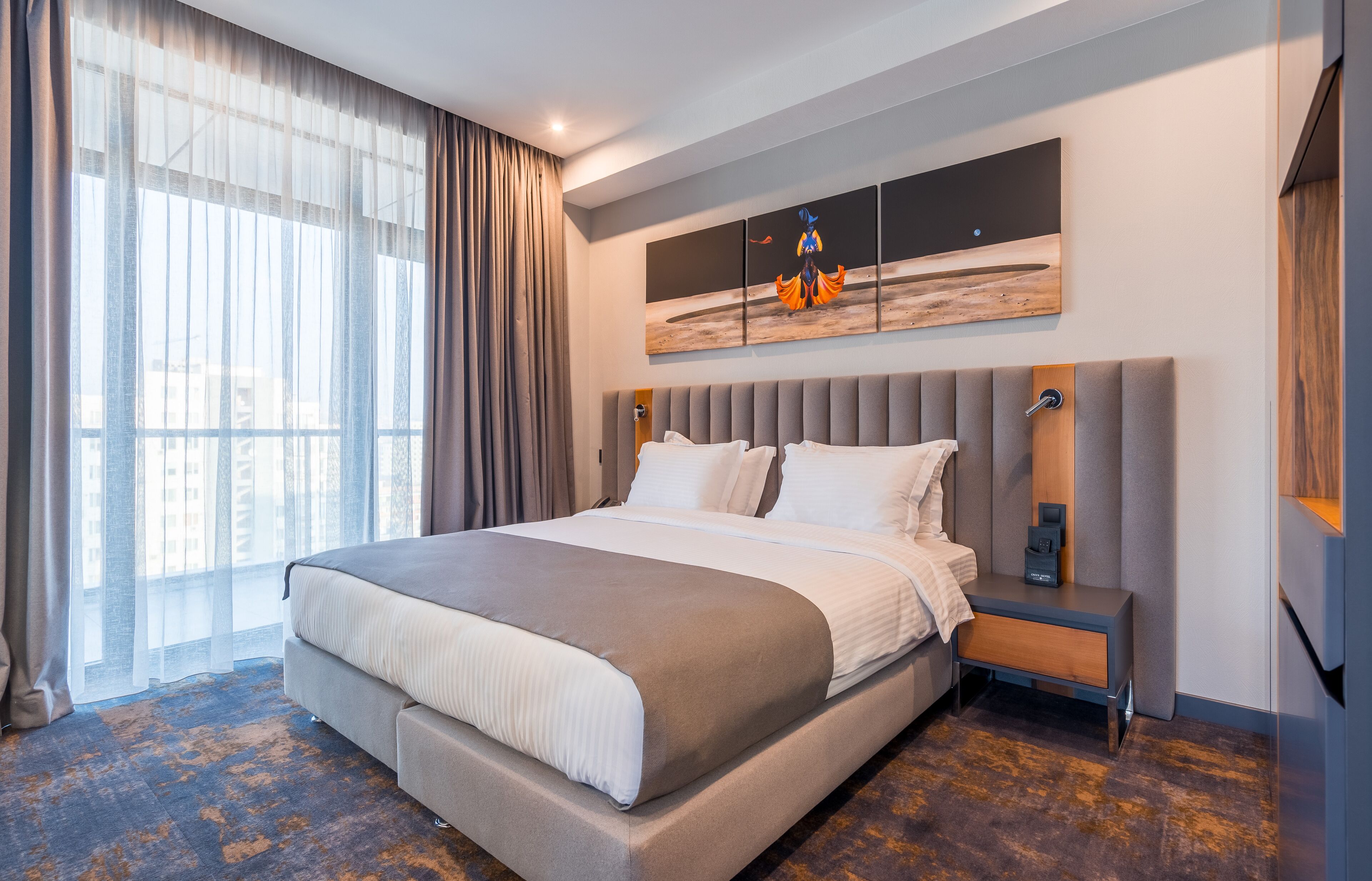 埃及棉床單、高級寢具、舒適加層、迷你吧