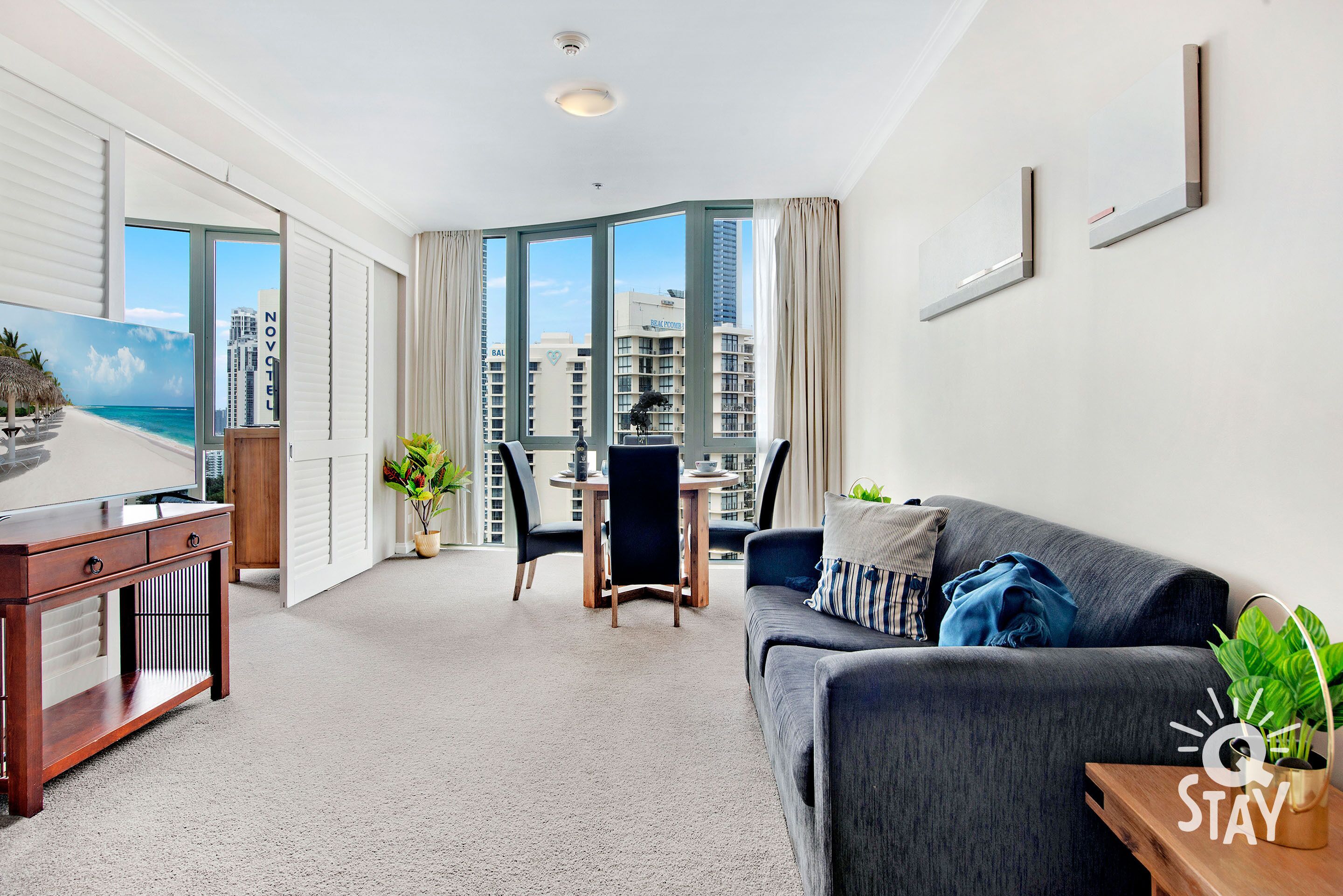 ♦️ Legends Stunning 1 Bed Studio Ocean View — Q Stay