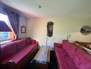 TV - 2-room apartment at the foot of the slopes with balcony (Belle Plagne)