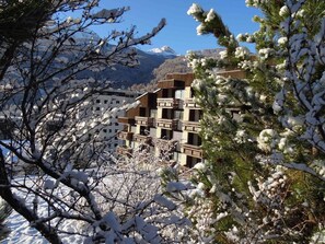 Exterior - Studio 4 ppl, shuttle to slopes, outdoor parking (Saint-Chaffrey)