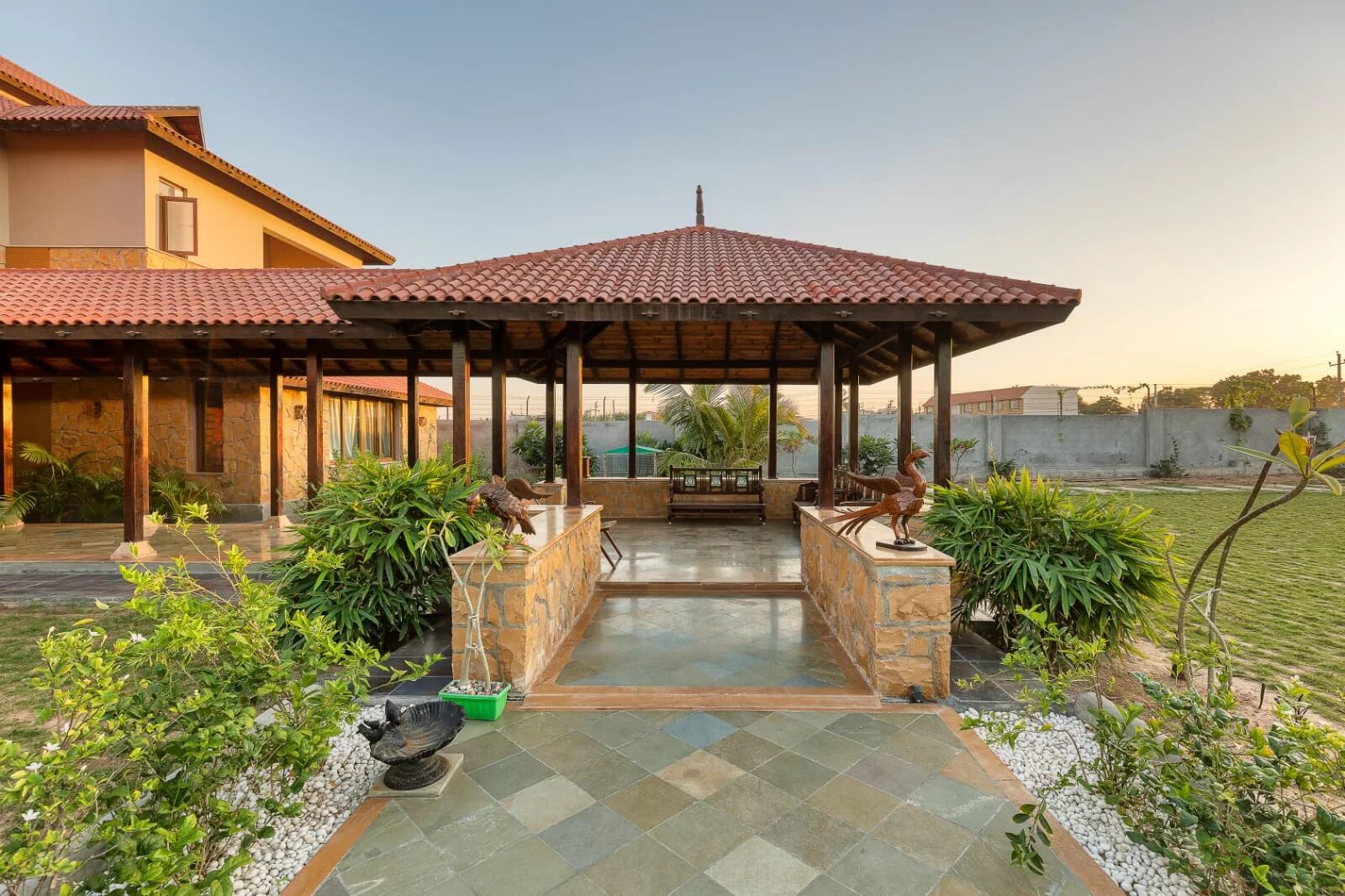 Voorkant van accommodatie