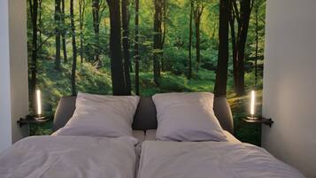 1 habitación, tabla de planchar con plancha, wifi gratis y ropa de cama