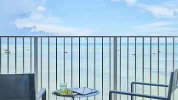 Ocean Front Twin,Non Smoking | Balcony view