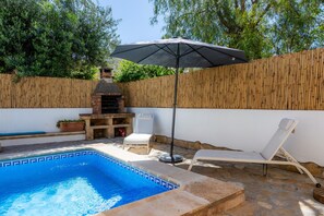 Pool - Villa Balena with Heated Pool, Sea Views, Wi-Fi, and Air Conditioning (Sa Ràpita)