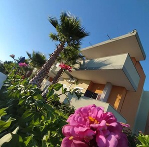 Façade de l’hébergement